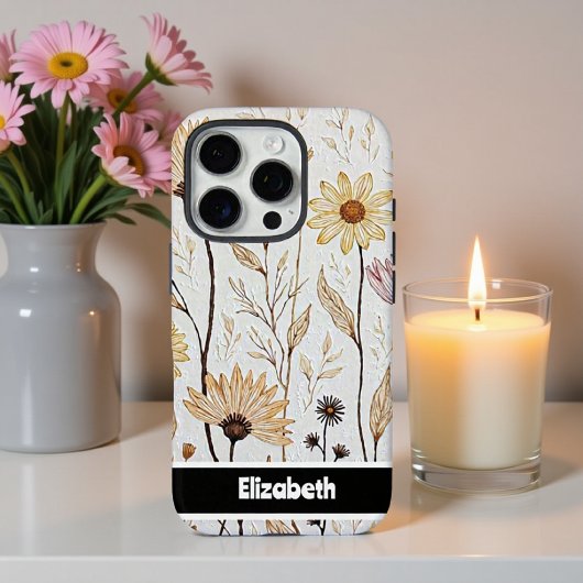 テクスチャード・インパスト抽象スマホ  iPhoneケース