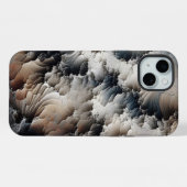 テクスチャード・クラックル・コンテンポラリー・アブストラクト iPhoneケース (裏面横)