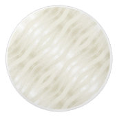 テクスチャード ノーブル ライトベージュ ホワイト セラミックノブ (正面)