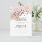 テクスチャード ローズゴールド フォックス フォイル 詳細 エンクロージャーカード (スタンド正面)