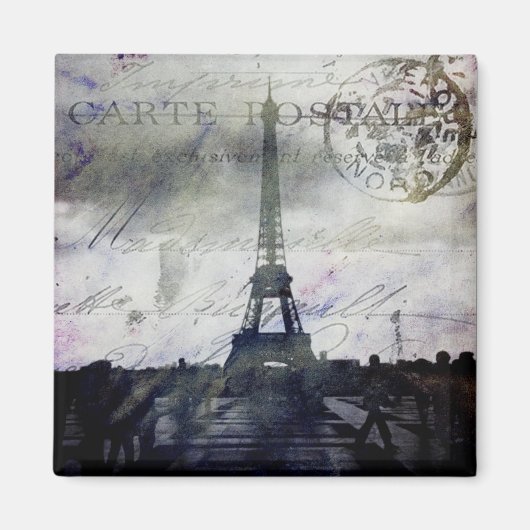 テクスチャーパリインラベンダー マグネット (正面)