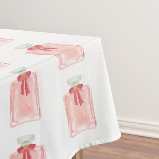 テクスチャー加工された手描きのウェディングボトル テーブルクロス (インサイチュ)