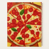 テクスチャー抽象芸術クールフードトマト プランナー手帳 (裏面)