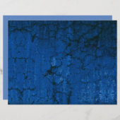 テクスチャー濃い青素朴ヴィンテージグランジ (正面/裏面)