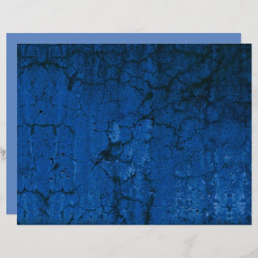 テクスチャー濃い青素朴ヴィンテージグランジ (正面/裏面)