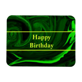 テクスチャー緑マラカイトパーソナライズされた石 マグネット