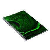 テクスチャー緑色マラキサイト ノートブック (右側)