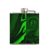 テクスチャー緑色マラキサイト フラスク (裏面)