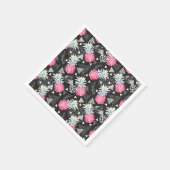 テクスチャ三角形パイナップルパターン スタンダードカクテルナプキン (角)