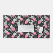 テクスチャ三角形パイナップルパターン デスクマット (キーボード&マウス)