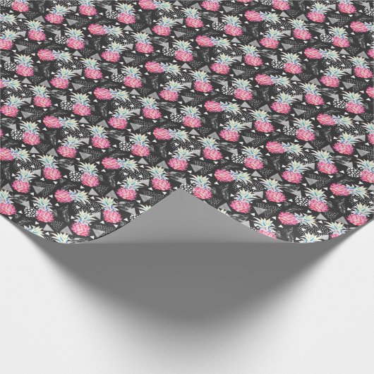 テクスチャ三角形パイナップルパターン ラッピングペーパー (角)