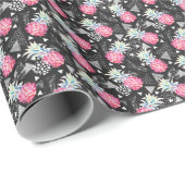 テクスチャ三角形パイナップルパターン ラッピングペーパー (ロールコーナー)