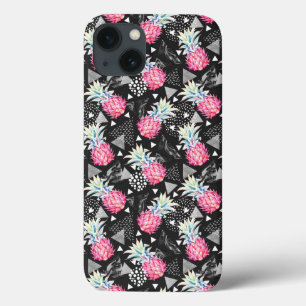 テクスチャ三角形パイナップルパターン iPhone 13ケース