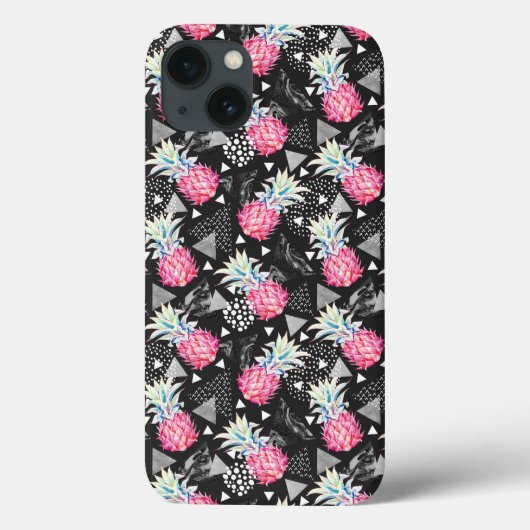 テクスチャ三角形パイナップルパターン Case-Mate iPhoneケース (裏面)