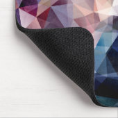 テクスチャ三角形抽象芸術 マウスパッド (コーナー)