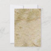 テクスチャ上のグレーと黄色のチューリップ 出欠カード (裏面)