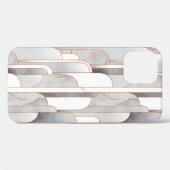 テクスチャ付きのシームレスな抽象芸術アートデコパターン Case-Mate iPhoneケース (裏面 (横))