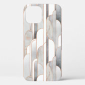 テクスチャ付きのシームレスな抽象芸術アートデコパターン Case-Mate iPhoneケース (裏面)