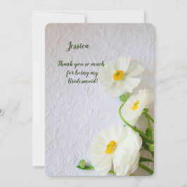 テクスチャ付きの白いラヌカルス感謝してい紙ユー カード