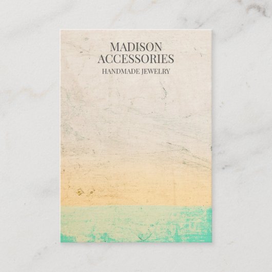 テクスチャ付きシックカスタムビジネスイヤリングカード 名刺 (正面)