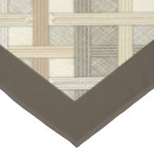 テクスチャ付きジオメトリックテーブルクロス(Calm Neutals) テーブルクロス (アングル)
