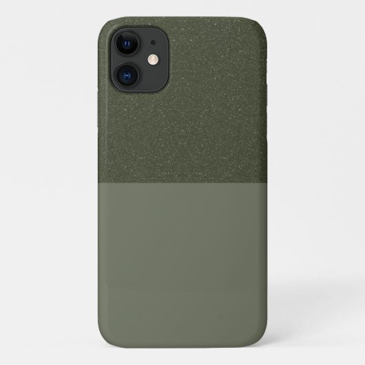テクスチャ付きトップモス緑iPhone 11ケース – カスタマイズ Case-Mate iPhoneケース (裏面)