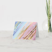 テクスチャ付きピンクの背景 シーズンカード (裏面)