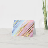 テクスチャ付きピンクの背景 シーズンカード (正面)