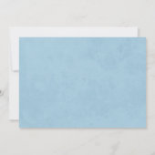 テクスチャ付きフォトボックスベビーのお知らせ – 少年 案内状 (裏面)