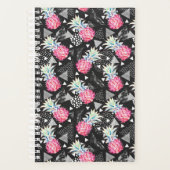 テクスチャ付き三角形パイナップルパターン プランナー手帳 (正面)