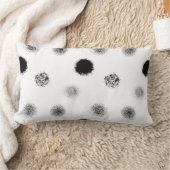 テクスチャ付き円抽象芸術装飾用クッション ランバークッション (ブランケット)