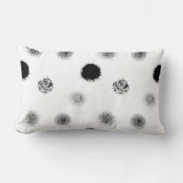 テクスチャ付き円抽象芸術装飾用クッション ランバークッション