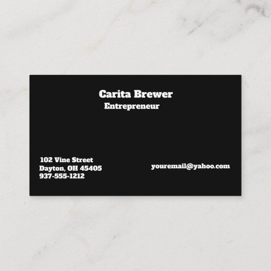 テクスチャ付き名刺 名刺 (裏面)