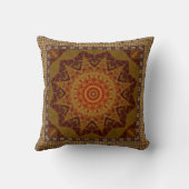 テクスチャ付き枠付き曼荼羅 クッション (裏面)