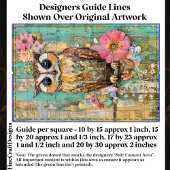 テクスチャ付き混合メディアフロ素朴ウ、DJ3R Decompage 薄葉紙