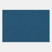 テクスチャ付き濃い青 ラッピングペーパーシート (正面2)