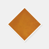 テクスチャ付き焦げオレンジ スタンダードカクテルナプキン (角)
