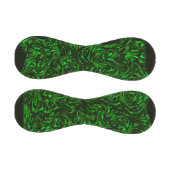 テクスチャ付き穀物メタリックグリーン 野球ボール (パネル)