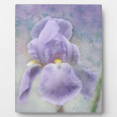 テクスチャ付き紫色の虹彩斑 フォトプラーク (正面)