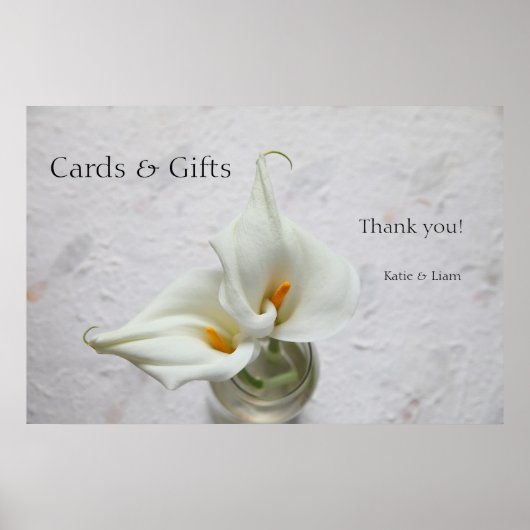 テクスチャ付き背景のカ結婚ラユリ ポスター (正面)