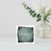 テクスチャ付き背景インテリアのペイント スクエア名刺 (スタンド正面)