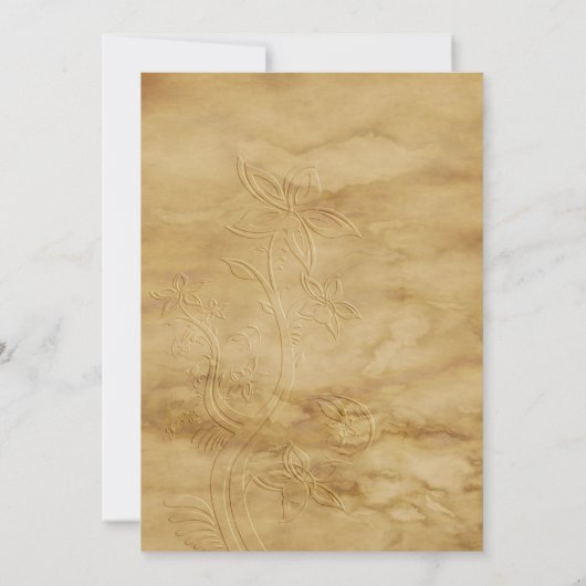 テクスチャ付き花 セーブザデート (裏面)