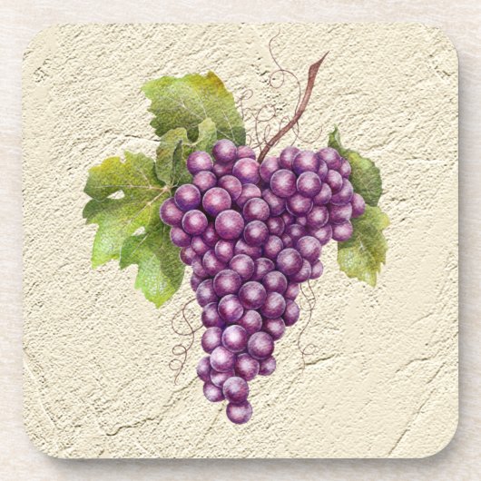 テクスチャ付き葡萄コースター コースター (正面)