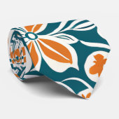 テクスチャ付き装飾花パターン ネクタイ (ロール)