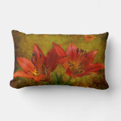 テクスチャ付き西レッドプレーリーリリアイコン ランバークッション (正面)