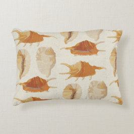 テクスチャ付き貝殻 アクセントクッション