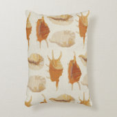 テクスチャ付き貝殻 アクセントクッション (正面(垂直))