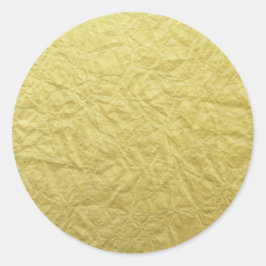 テクスチャ付き金箔ルックの背景テンプレート ラウンドシール