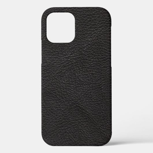 テクスチャ付き黒革ケース – メイトiPhoneケース Case-Mate iPhoneケース (裏面)