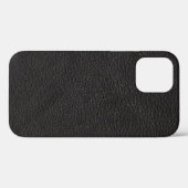 テクスチャ付き黒革ケース – メイトiPhoneケース Case-Mate iPhoneケース (裏面 (横))